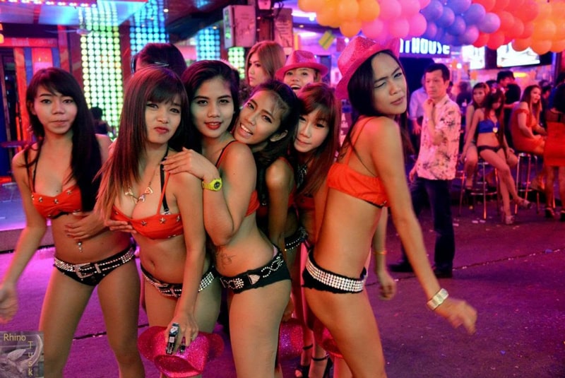 Gogo bar girls in Bangkok's Soi Cowboy