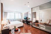 Large guest room at Phachara Suites