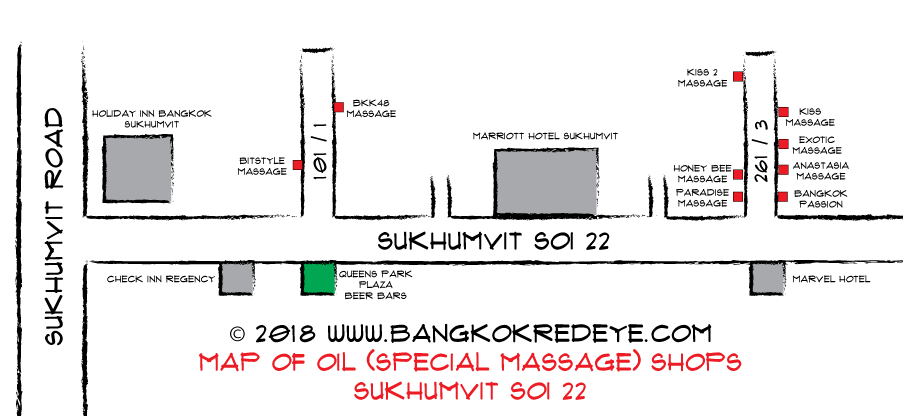 Sukhumvit Soi 22 Happy Ending Massage Map